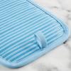 imageKITCHENAID Quilted Cotton Terry Cloth Oven Mitt Pot Holder Kitchen Towel 4Pack Set Heat Resistant Silicone Grip Gift Set Pistachio 16quotx26quot 7quotx13quot ampamp 7quotx10quotBlue Velvet