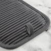 imageKITCHENAID Quilted Cotton Terry Cloth Oven Mitt Pot Holder Kitchen Towel 4Pack Set Heat Resistant Silicone Grip Gift Set Pistachio 16quotx26quot 7quotx13quot ampamp 7quotx10quotCharcoal Grey