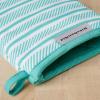 imageKitchenAid Albany Mini Oven Mitt 2Pack Set Mineral Water 55quotx8quotAqua Sky