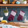 imageKitchenAid Albany Oven Mitt 2Pack Set Pistachio 7quotx13quotBeet