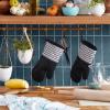 imageKitchenAid Albany Oven Mitt 2Pack Set Pistachio 7quotx13quotOnyx Black