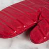 imageKitchenAid Albany Oven Mitt 2Pack Set Pistachio 7quotx13quotPassion Red