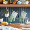 imageKitchenAid Albany Oven Mitt 2Pack Set Pistachio 7quotx13quotPistachio