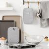 imageKitchenAid Asteroid Pot Holder 2Pack Set Mineral Water 7quotx10quotMatte Grey