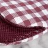 imageKitchenAid Gingham Mini Oven Mitt 2Pack Set Grey 55quotx8quotBeet