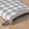 imageKitchenAid Gingham Mini Oven Mitt 2Pack Set Grey 55quotx8quotGray