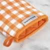 imageKitchenAid Gingham Mini Oven Mitt 2Pack Set Grey 55quotx8quotHoney