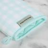 imageKitchenAid Gingham Mini Oven Mitt 2Pack Set Grey 55quotx8quotMineral Water