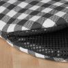 imageKitchenAid Gingham Mini Oven Mitt 2Pack Set Grey 55quotx8quotOnyx Black