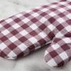 imageKitchenAid Gingham Oven Mitt 2Pack Set Milkshake 7quotx13quotBeet