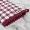 imageKitchenAid Gingham Oven Mitt 2Pack Set Milkshake 7quotx13quotBeet