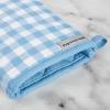 imageKitchenAid Gingham Oven Mitt 2Pack Set Milkshake 7quotx13quotBlue Velvet