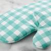 imageKitchenAid Gingham Oven Mitt 2Pack Set Milkshake 7quotx13quotCharcoal Grey
