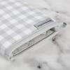 imageKitchenAid Gingham Oven Mitt 2Pack Set Milkshake 7quotx13quotMatte Grey