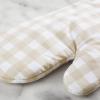 imageKitchenAid Gingham Oven Mitt 2Pack Set Milkshake 7quotx13quotMilkshake
