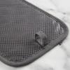 imageKitchenAid Gingham Pot Holder 2Pack Set Beet 7quotx10quotCharcoal Grey