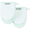 imageKitchenAid Albany Mini Oven Mitt 2Pack Set Mineral Water 55quotx8quotMineral Water