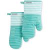 imageKitchenAid Albany Oven Mitt 2Pack Set Pistachio 7quotx13quotAqua Sky