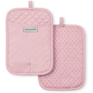 imageKitchenAid Asteroid Pot Holder 2Pack Set Mineral Water 7quotx10quotDried Rose
