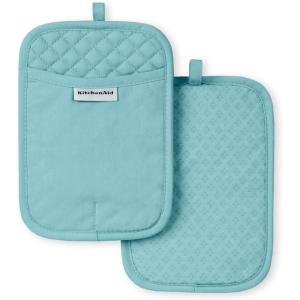 imageKitchenAid Asteroid Pot Holder 2Pack Set Mineral Water 7quotx10quotMineral Water