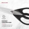 imageKitchenAid All Purpose Kitchen Shears with Protective Sheath Durable Stainless Steel Scissors Dishwasher Safe Soft Grip Comfort Handle 872 Inch PistachioBlack