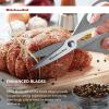 imageKitchenAid All Purpose Kitchen Shears with Protective Sheath Durable Stainless Steel Scissors Dishwasher Safe Soft Grip Comfort Handle 872 Inch PistachioGray