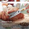 imageKitchenAid All Purpose Kitchen Shears with Protective Sheath Durable Stainless Steel Scissors Dishwasher Safe Soft Grip Comfort Handle 872 Inch PistachioPistachio