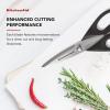 imageKitchenAid All Purpose Kitchen Shears with Protective Sheath Durable Stainless Steel Scissors Dishwasher Safe Soft Grip Comfort Handle 872 Inch PistachioBlack