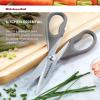 imageKitchenAid All Purpose Kitchen Shears with Protective Sheath Durable Stainless Steel Scissors Dishwasher Safe Soft Grip Comfort Handle 872 Inch PistachioGray