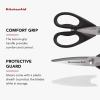 imageKitchenAid All Purpose Kitchen Shears with Protective Sheath Durable Stainless Steel Scissors Dishwasher Safe Soft Grip Comfort Handle 872 Inch PistachioBlack