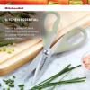 imageKitchenAid All Purpose Kitchen Shears with Protective Sheath Durable Stainless Steel Scissors Dishwasher Safe Soft Grip Comfort Handle 872 Inch PistachioPistachio