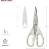 imageKitchenAid All Purpose Kitchen Shears with Protective Sheath Durable Stainless Steel Scissors Dishwasher Safe Soft Grip Comfort Handle 872 Inch PistachioPistachio