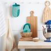 imageKitchenAid Beacon TwoTone NonSlip Mini Oven Mitt Set NavyInk 55quotx8quot 2 PieceAqua Sky