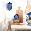 imageKitchenAid Beacon TwoTone NonSlip Mini Oven Mitt Set NavyInk 55quotx8quot 2 PieceBlue CornCobalt