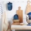 imageKitchenAid Beacon TwoTone NonSlip Mini Oven Mitt Set NavyInk 55quotx8quot 2 PieceNavyInk Blue