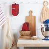 imageKitchenAid Beacon TwoTone NonSlip Mini Oven Mitt Set NavyInk 55quotx8quot 2 PiecePassion RedBordeaux