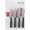 imageKitchenAid Classic 12 Piece Knife Block Set with Built in Knife Sharpener High Carbon Japanese Stainless Steel Kitchen Knives Sharp Kitchen Knife Set with Block Rubberwood4Piece Steak Knife Set