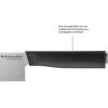 imageKitchenAid Classic 12 Piece Knife Block Set with Built in Knife Sharpener High Carbon Japanese Stainless Steel Kitchen Knives Sharp Kitchen Knife Set with Block Rubberwood7Inch Santoku Knife