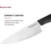 imageKitchenAid Classic 12 Piece Knife Block Set with Built in Knife Sharpener High Carbon Japanese Stainless Steel Kitchen Knives Sharp Kitchen Knife Set with Block Rubberwood6Inch Chef Knife