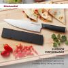 imageKitchenAid Classic 12 Piece Knife Block Set with Built in Knife Sharpener High Carbon Japanese Stainless Steel Kitchen Knives Sharp Kitchen Knife Set with Block Rubberwood8Inch Chef Knife