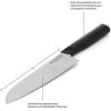imageKitchenAid Classic 12 Piece Knife Block Set with Built in Knife Sharpener High Carbon Japanese Stainless Steel Kitchen Knives Sharp Kitchen Knife Set with Block Rubberwood7Inch Santoku Knife