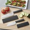 imageKitchenAid Classic 12 Piece Knife Block Set with Built in Knife Sharpener High Carbon Japanese Stainless Steel Kitchen Knives Sharp Kitchen Knife Set with Block Rubberwood2Piece Santoku Set
