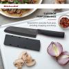 imageKitchenAid Classic Ceramic Santoku Knife with CustomFit Blade Cover Sharp Kitchen Knife DishwasherSafe 5inch BlackBlack