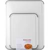 imageKitchenAid Classic Nonslip 2 Piece Plastic Cutting Board Set of 2 White