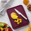 imageKitchenAid Classic Plastic Cutting Board with Perimeter Trench and Non Slip Edges Dishwasher Safe 12 x 18 inch BeetrootBeetroot