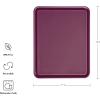 imageKitchenAid Classic Plastic Cutting Board with Perimeter Trench and Non Slip Edges Dishwasher Safe 12 x 18 inch BeetrootBeetroot