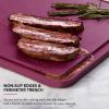 imageKitchenAid Classic Plastic Cutting Board with Perimeter Trench and Non Slip Edges Dishwasher Safe 12 x 18 inch BeetrootBeetroot