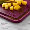 imageKitchenAid Classic Plastic Cutting Board with Perimeter Trench and Non Slip Edges Dishwasher Safe 12 x 18 inch BeetrootBeetroot