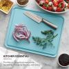 imageKitchenAid Classic Plastic Cutting Board with Perimeter Trench and Non Slip Edges Dishwasher Safe 12 x 18 inch BeetrootBlue