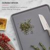 imageKitchenAid Classic Plastic Cutting Board with Perimeter Trench and Non Slip Edges Dishwasher Safe 12 x 18 inch BeetrootGray